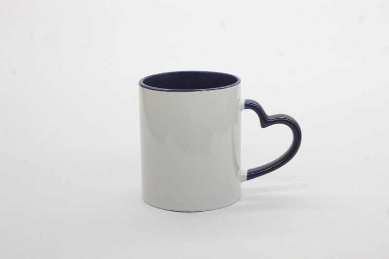 3 Tone Heart Handle — custom photo mug from Mug Factory